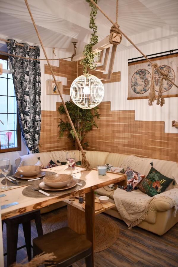 Le Cabanon H24,Atypique,Cosy,Port,Plage,Wifi,Netflix ラ・セーヌ・シュル・メール エクステリア 写真