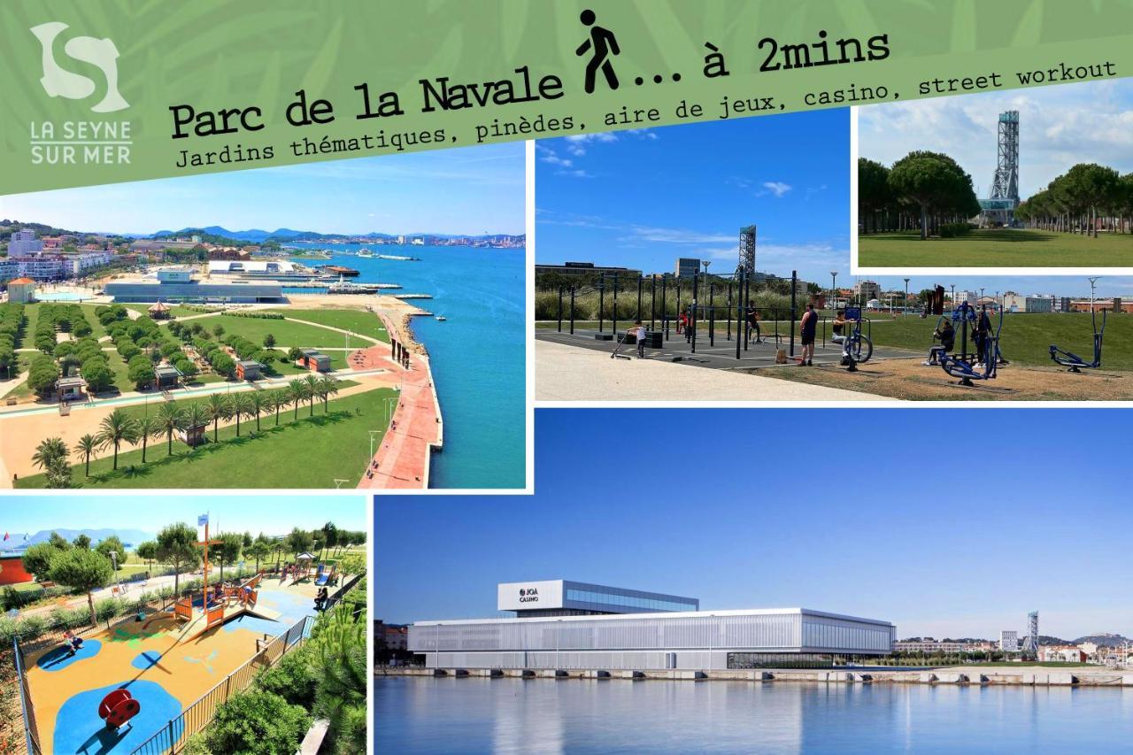 Le Cabanon H24,Atypique,Cosy,Port,Plage,Wifi,Netflix ラ・セーヌ・シュル・メール エクステリア 写真